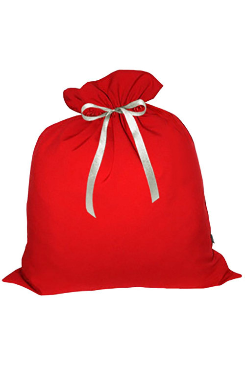 Мешок для подарков большой (70х85 см), красный
