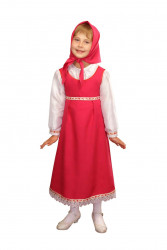 Русский стилизованный костюм для девочки "Маша"