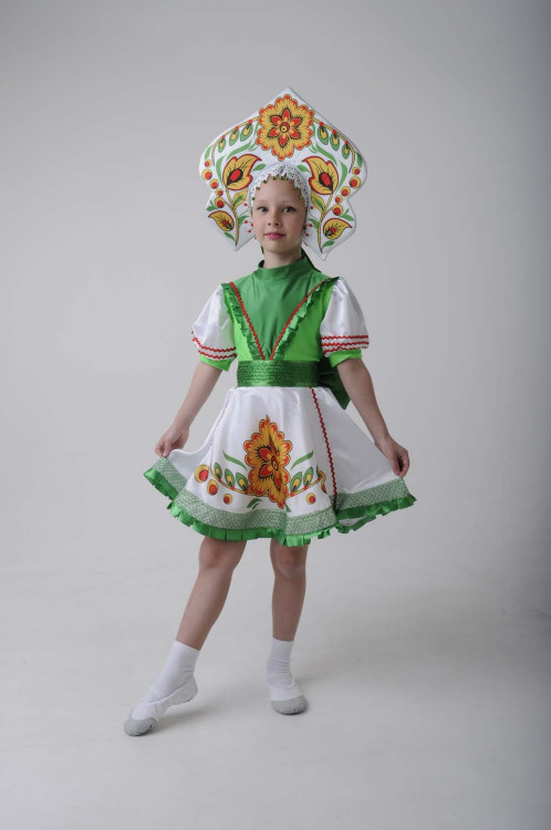 Карнавальный костюм "Журавушка" для девочки