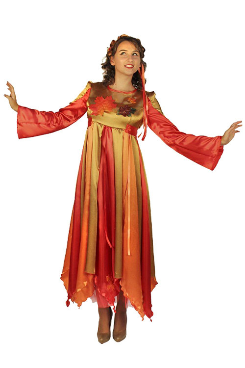 Карнавальный костюм "Осень" взрослый женский