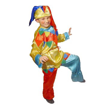 Карнавальный костюм Веселый Скоморох детский