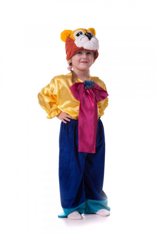Карнавальный костюм "Кот Леопольд" для мальчика 