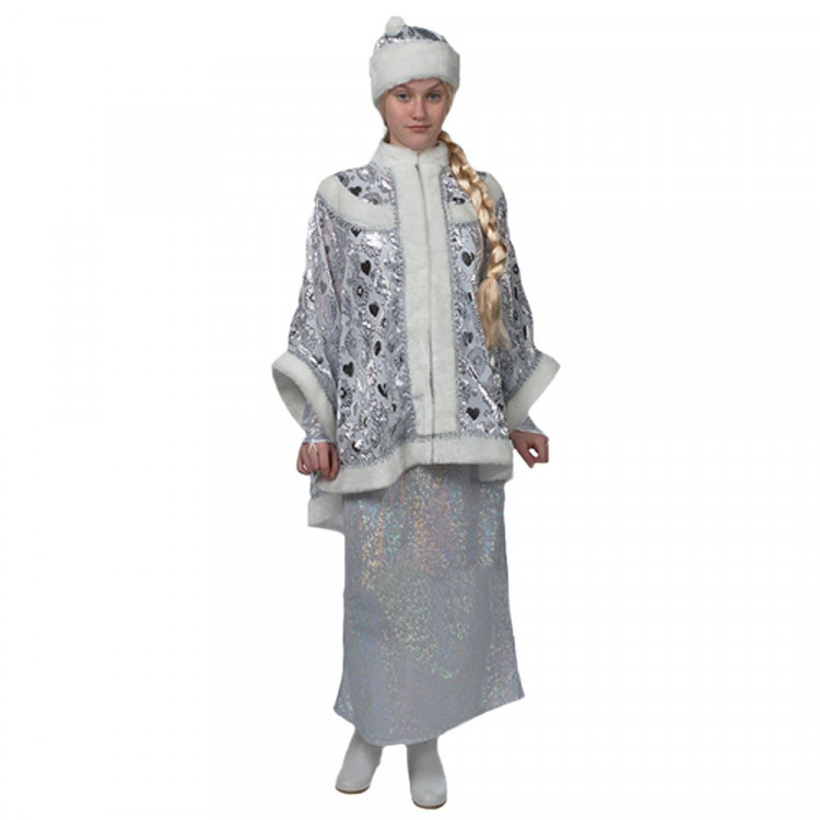Новогодний костюм «Снегурочка»,  платье с голографическим  эффектом