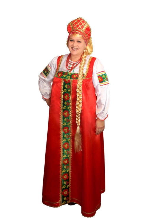 Карнавальный костюм русский народный "Марфа" взрослый