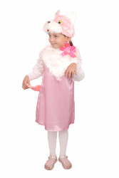 Карнавальный костюм "Розовая Кошка" детский