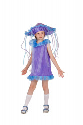 Карнавальный костюм "Медуза" детский, для девочки