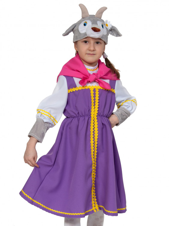 Карнавальный костюм "Коза-дереза" для девочки