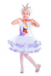 Карнавальный костюм "Принцесса Лебедь" для девочки