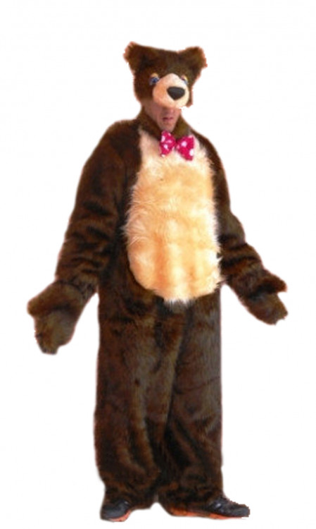 Карнавальный костюм "Медведь с бантом" взрослый