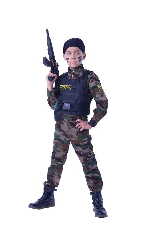Костюм карнавальный Спецназовец детский, для мальчика
