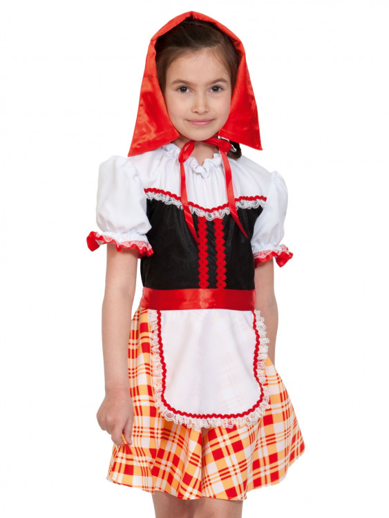 Маскарадный костюм "Красная Шапочка" для девочки