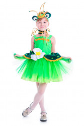 Карнавальный костюм "Царевна лягушка" для девочки