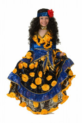 Карнавальный костюм "Цыганочка гадалочка" для девочки