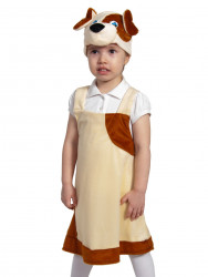 Карнавальный костюм "Собачка" детский, для девочки