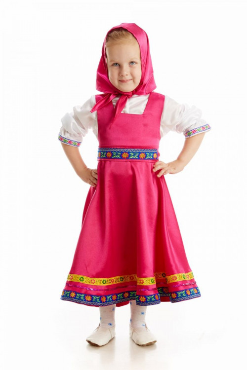 Карнавальный костюм "Маша" для девочки