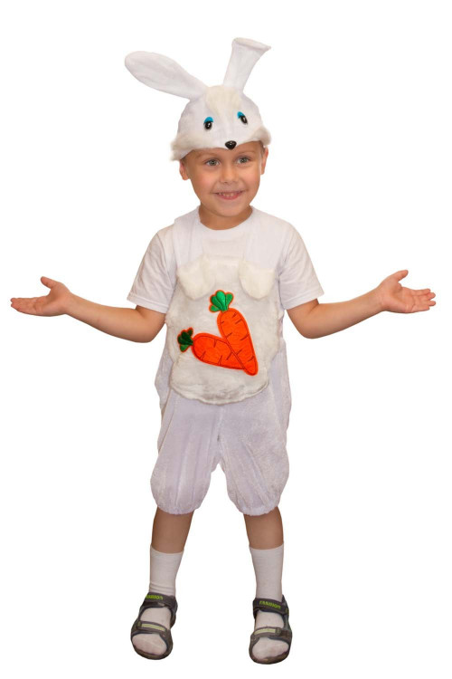 Карнавальный костюм Зайчик с морковкой детский