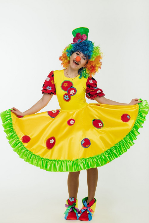 Карнавальны костюм Клоунессы ромашки