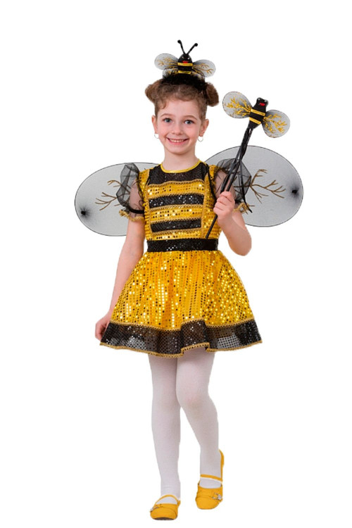Карнавальный костюм "Пчёлка" детский, для девочки