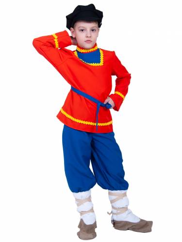 Бумажные куклы мальчик «Русская народная одежда»