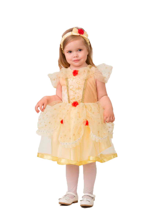 Карнавальный костюм детский "Принцесса Белль" для девочки-малышки