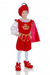 Карнавальный костюм "Принц в красном" детский
