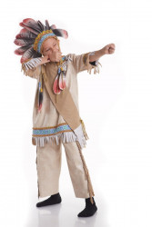 Маскарадный костюм "Индеец" детский, для мальчика