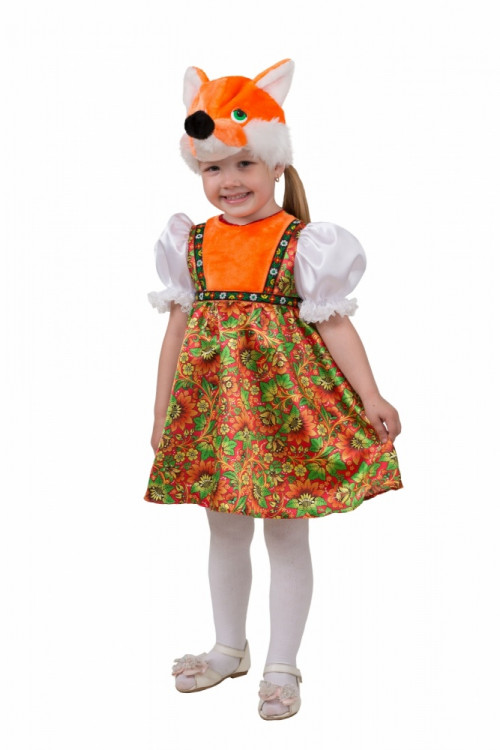 Карнавальный костюм "Лиса Лизавета" детский, для девочки
