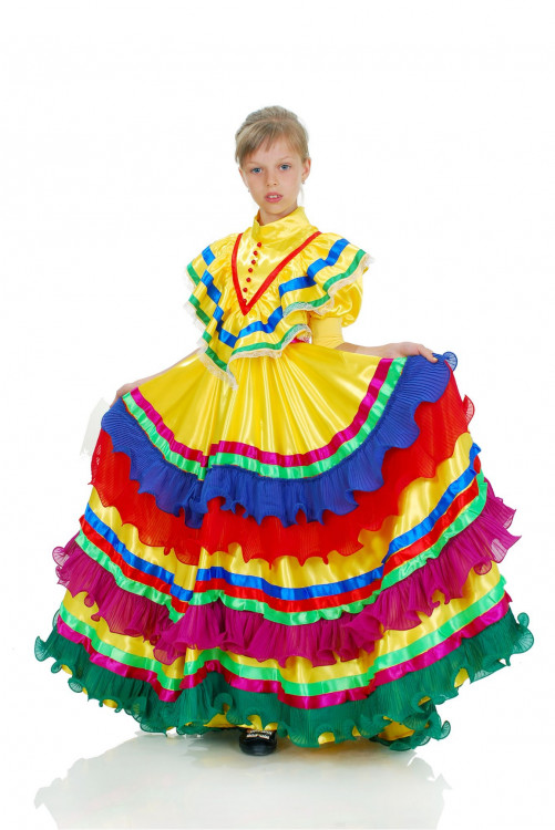 Карнавальный костюм "Мексиканка" детский