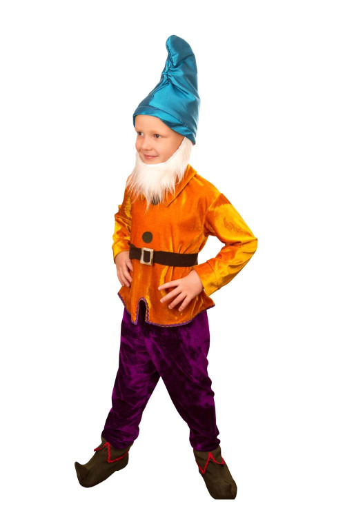Карнавальный костюм "Гномик Вася" для мальчика