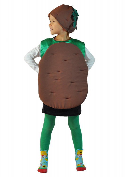 Карнавальный костюм "Картошка" детский (жилет)