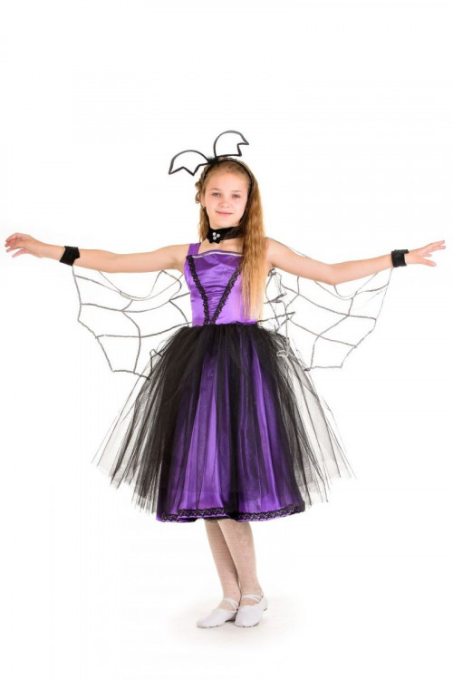 Карнавальный костюм "Летучая мышь" для девочки