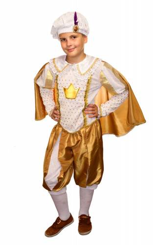 Детский карнавальный костюм Короля, артикул Е92146, SNOWMEN, на возраст 4-6 лет, рост 110-120 см