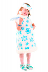 Карнавальный костюм "Снежинка" для девочки