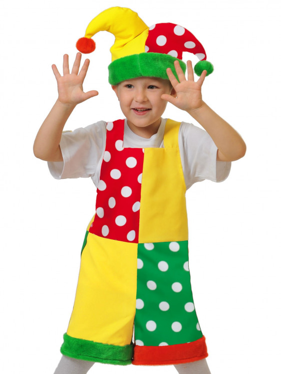 Карнавальный костюм "Скоморох" детский