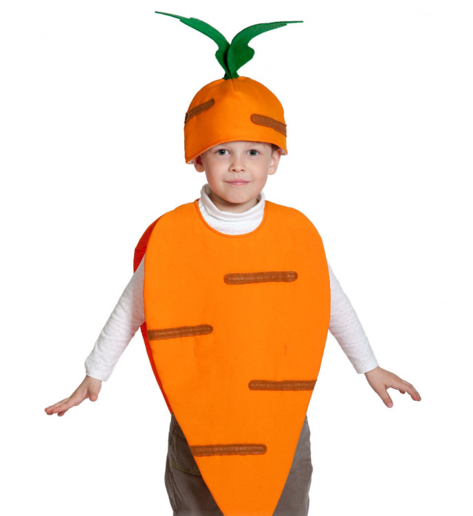 Костюм карнавальный детский "Морковь"