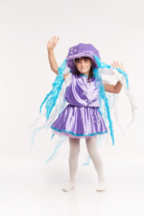 Маскарадный костюм "Медуза" детский, для девочки