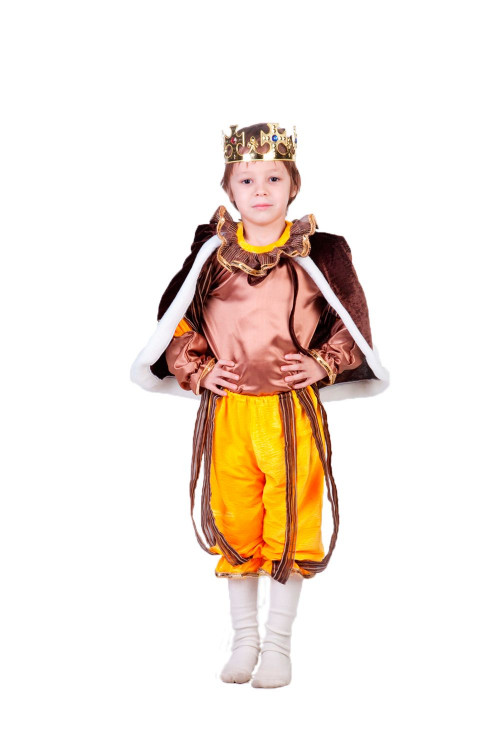Карнавальный костюм "Золотой Король" для мальчика
