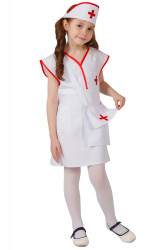 Карнавальный костюм "Медсестра" детский, для девочки