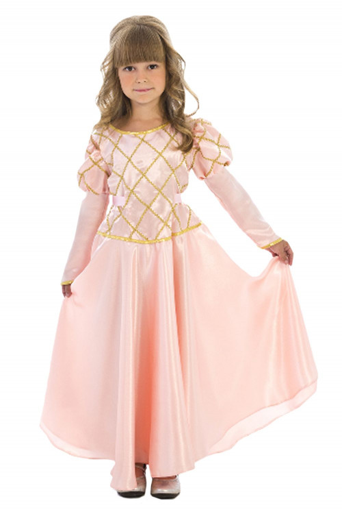 Карнавальный костюм Принцесса детский (чайная роза)