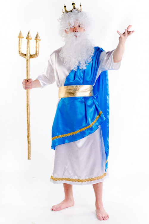 Карнавальный костюм "Нептун" мужской взрослый