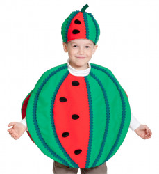Карнавальный костюм "Арбуз" детский, для мальчика и девочки