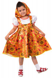 Карнавальный костюм Матрёшка для девочки детский