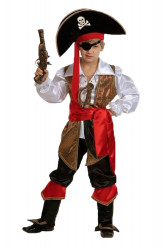 Карнавальный пиратский костюм "Капитан Флинт" детский