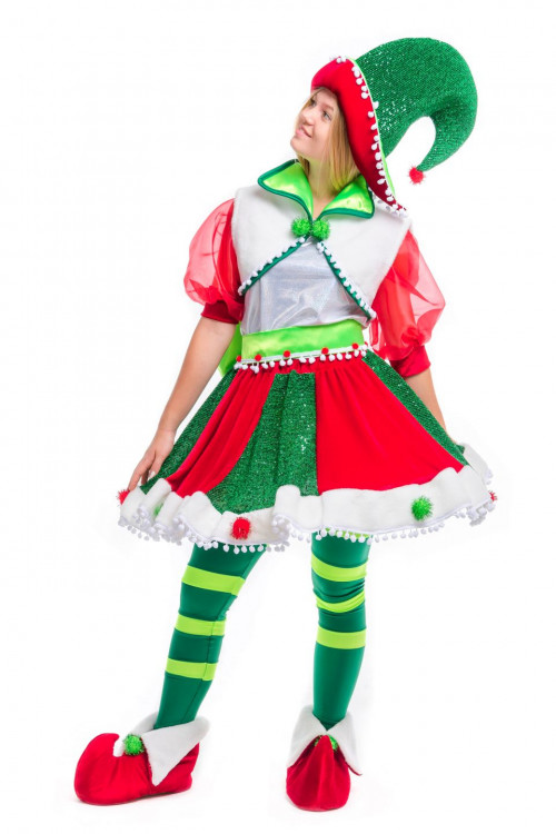 Карнавальный костюм "Рождественская эльфийка"