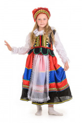 Карнавальный костюм "Полька" детский, для девочки
