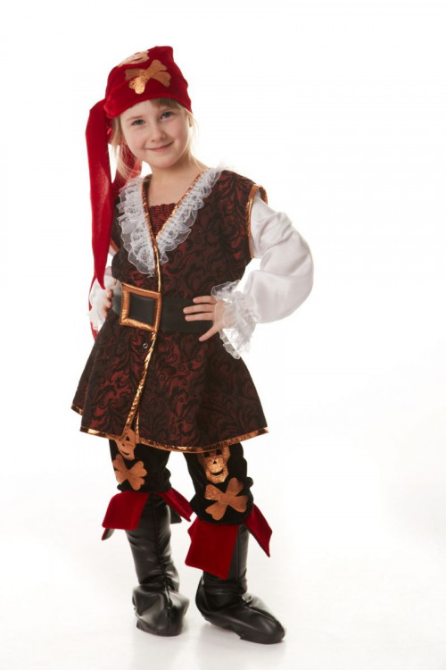 Карнавальный костюм "Маленькая Разбойница" для девочки