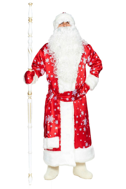 Карнавальный костюм Деда Мороза "Вьюга" взрослый