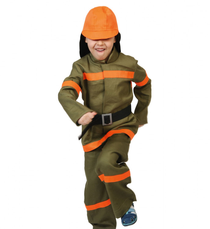 Карнавальный костюм "Пожарный" детский, для мальчика