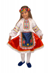 Украинский национальный костюм детский, для девочки
