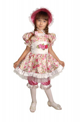 Карнавальный костюм "Кукла в шляпке" для девочки